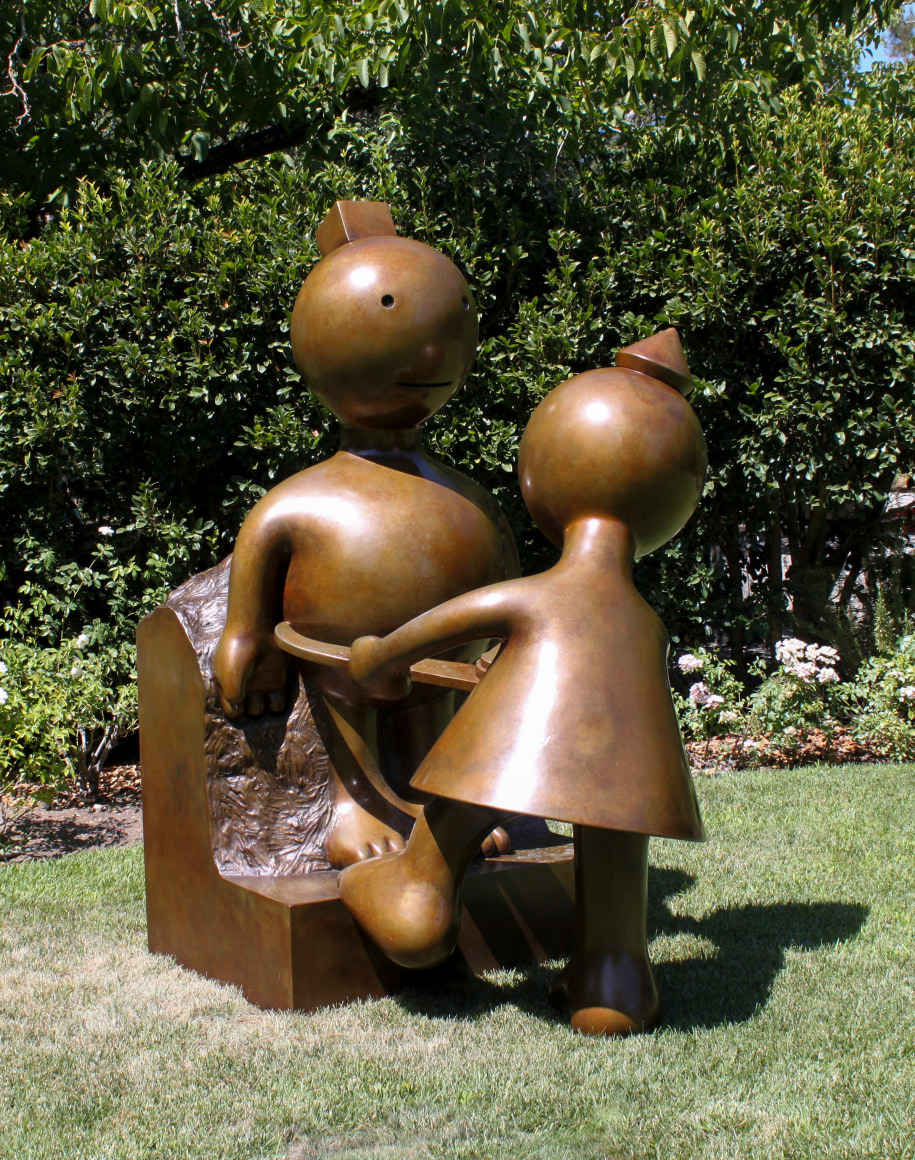 Tom Otterness, Cone Measuring Sphere, 2014