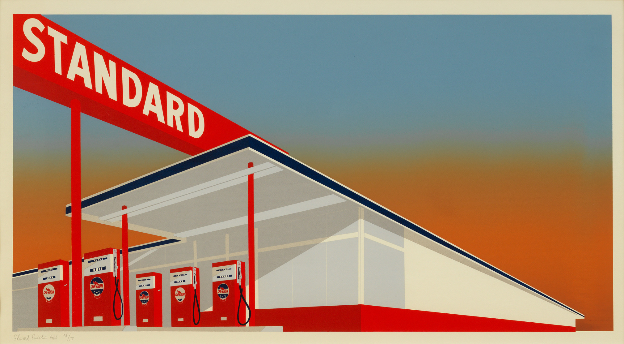 Ed Ruscha Standard Station, 1966