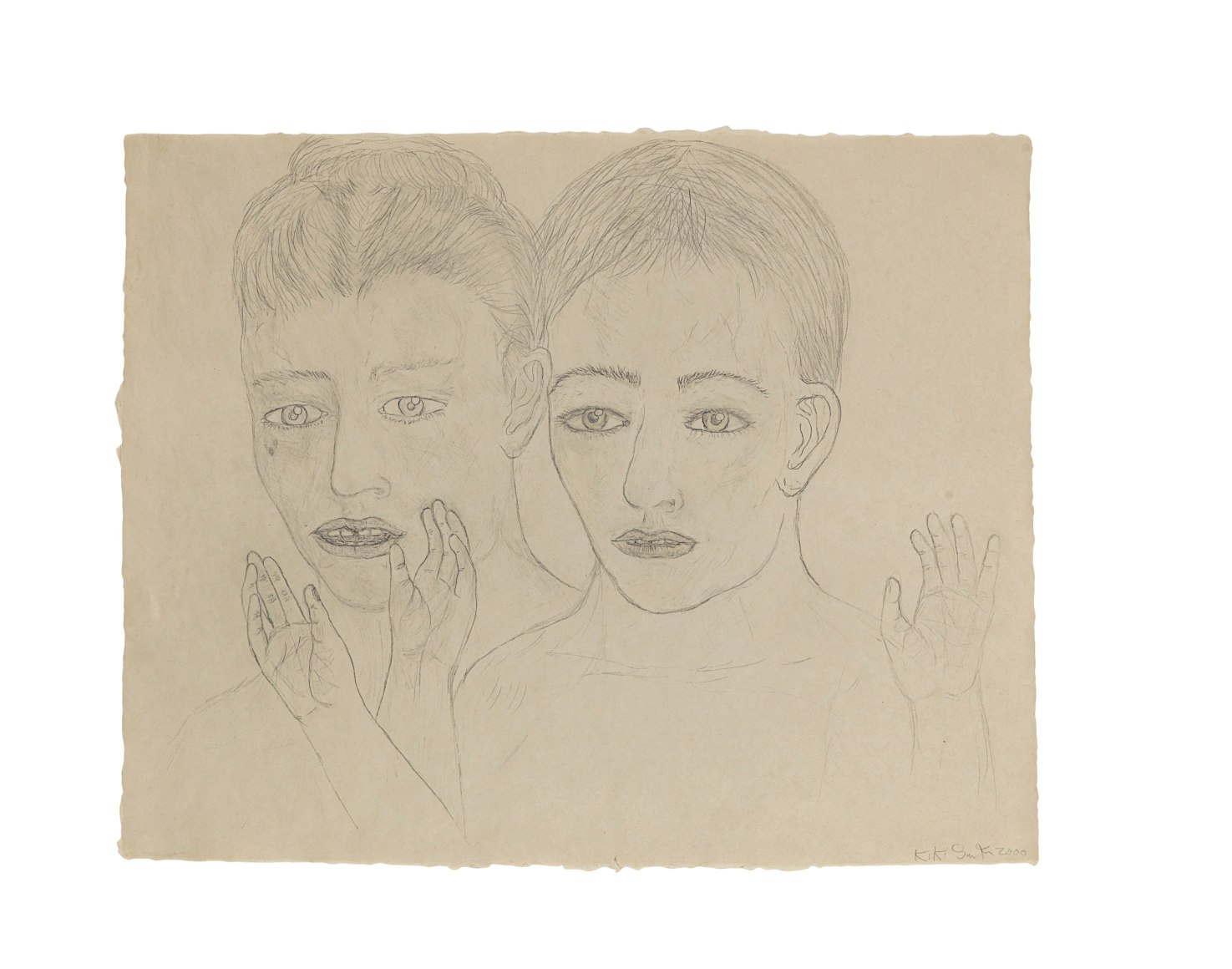 Kiki Smith Whisper Drawing #1, 2000