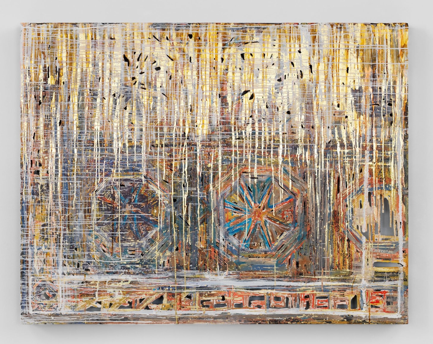 Diana Al-Hadid Downpour Over Hooked Motif, 2021