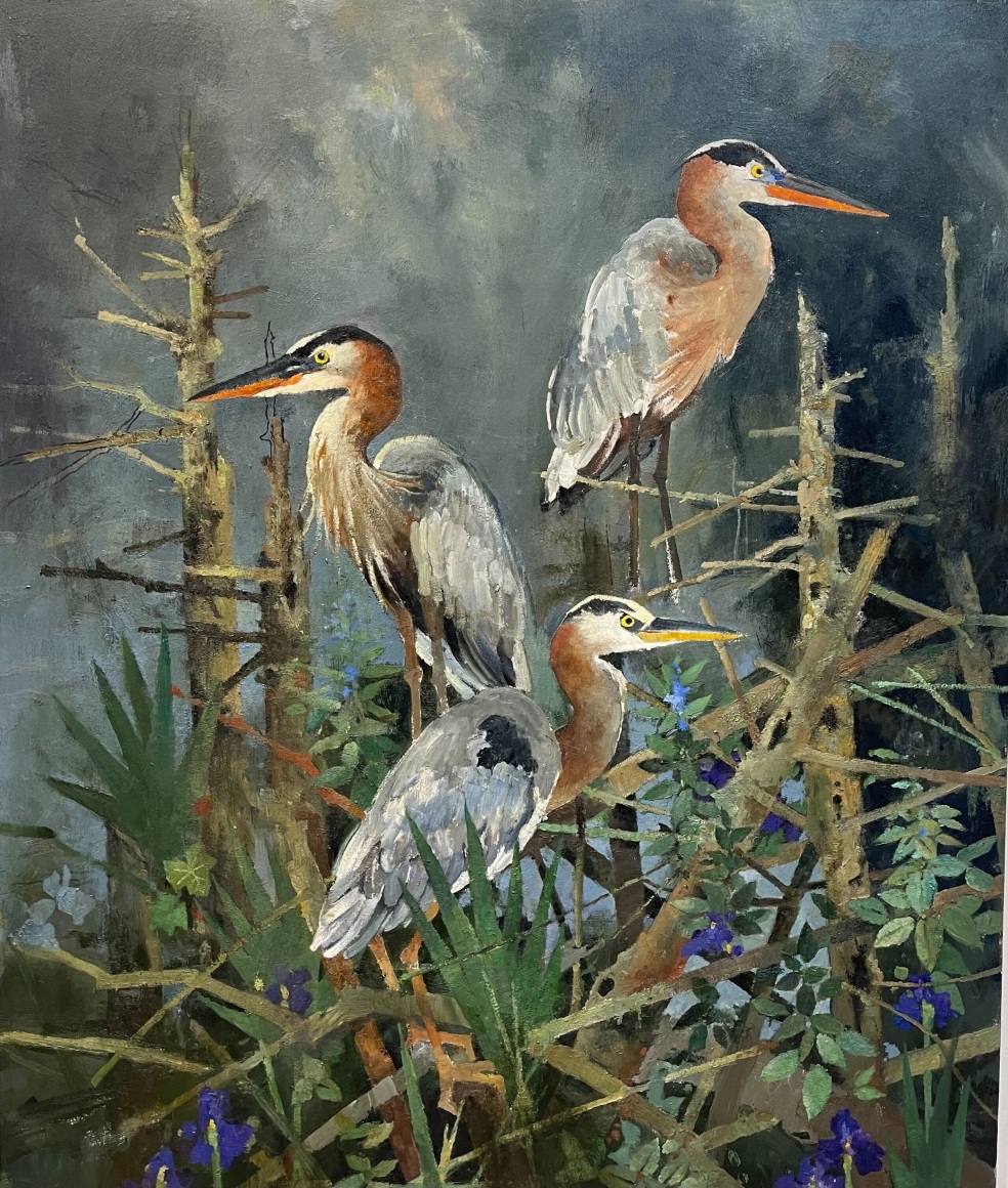 John Alexander 3 Birds, 2025