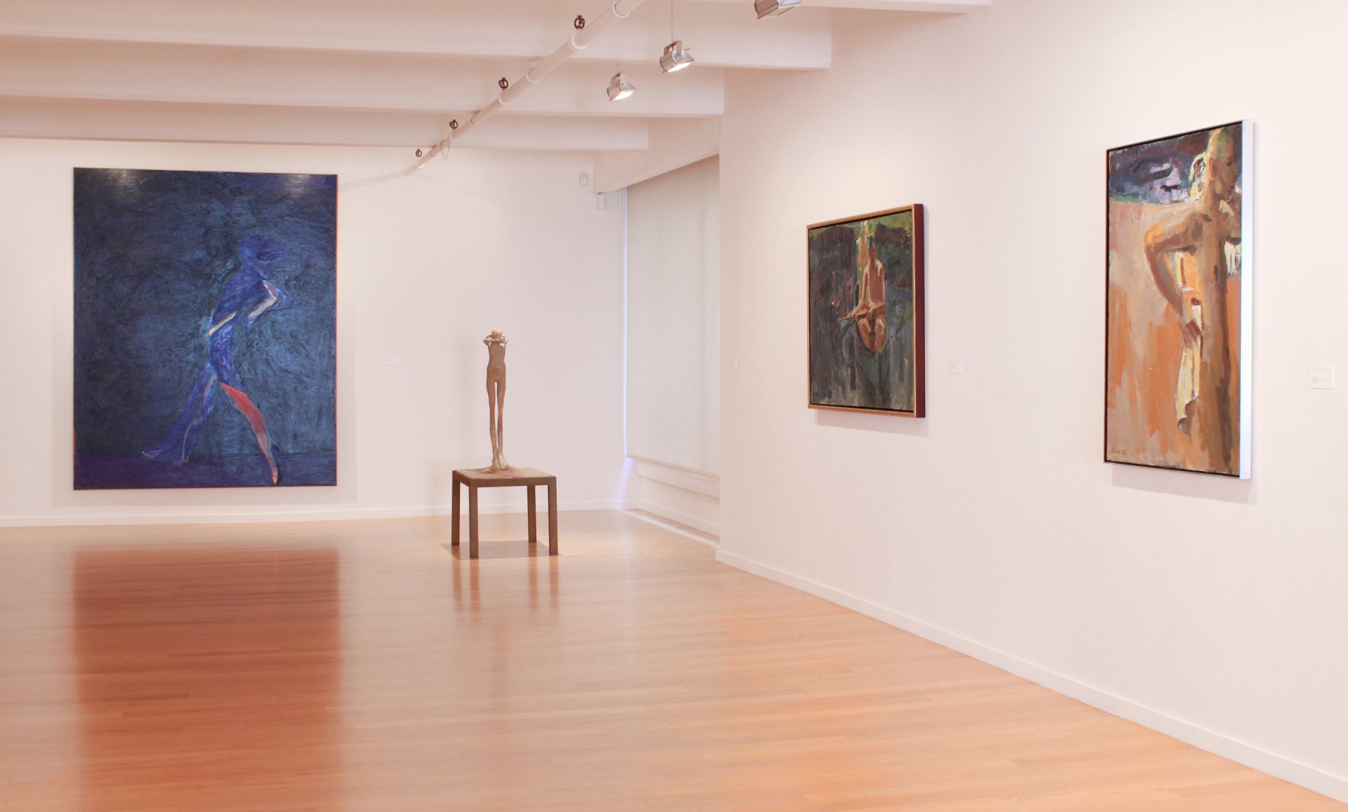 Installation view of David Park, Richard Diebenkorn, Nathan Oliveira, Manuel Neri: Figures and Landscapes, 2014
