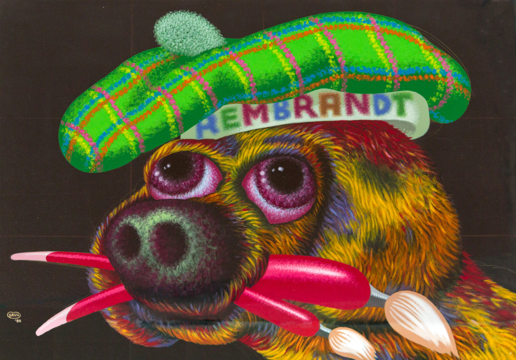 Peter Saul Rembrandt, 1988