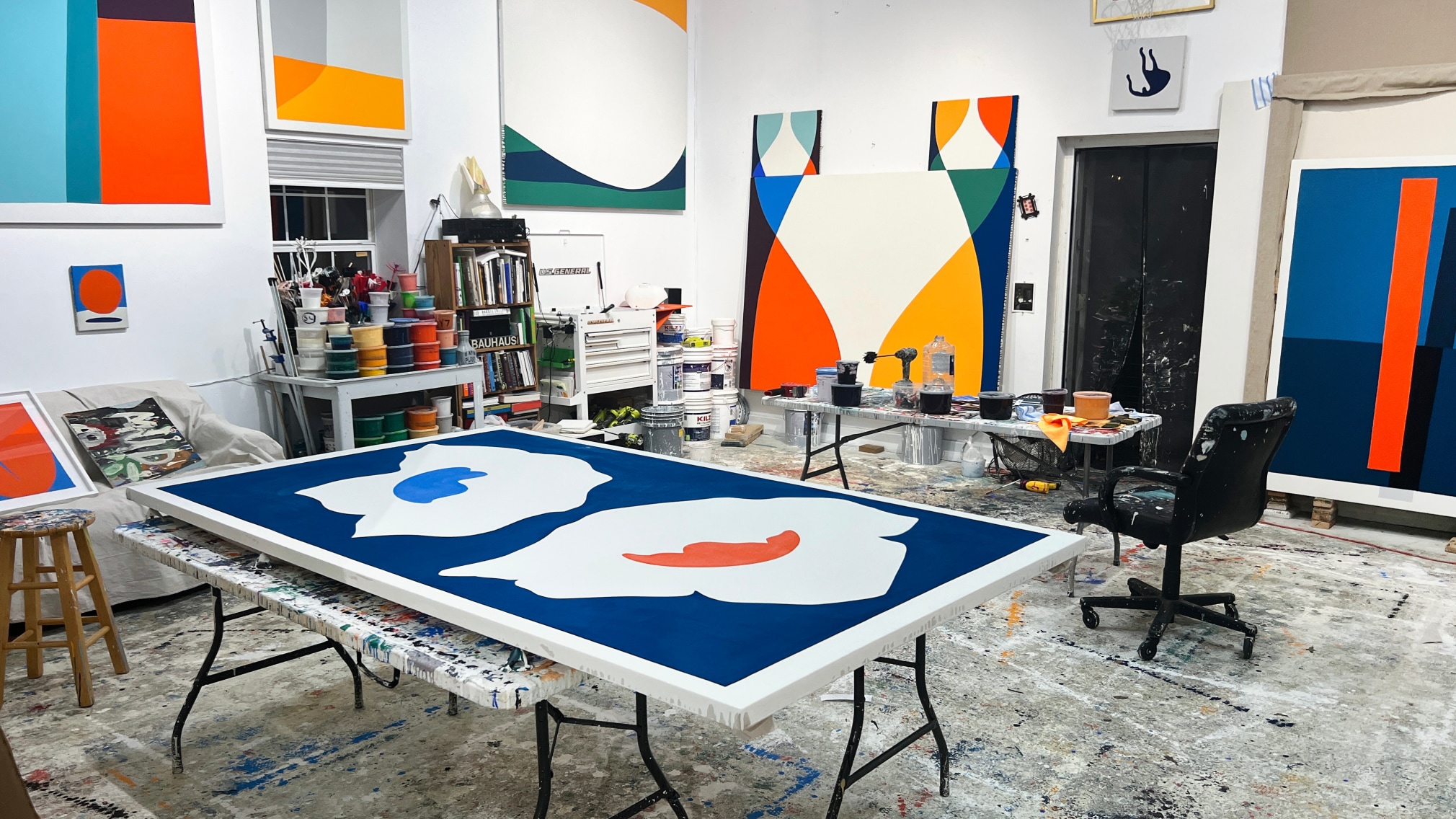 Paul Kremer&#039;s studio.