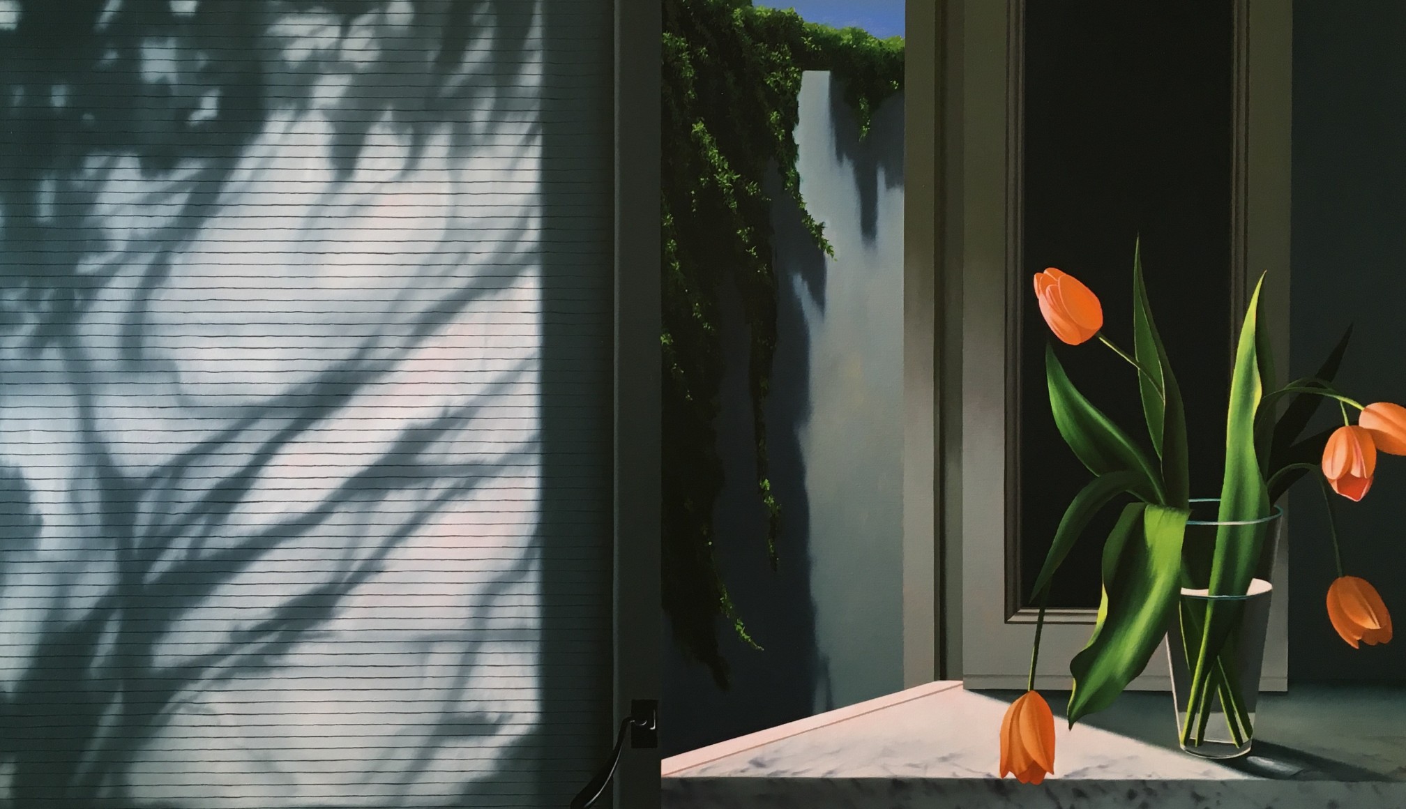 Bruce Cohen Interior with Orange Tulips, 2017