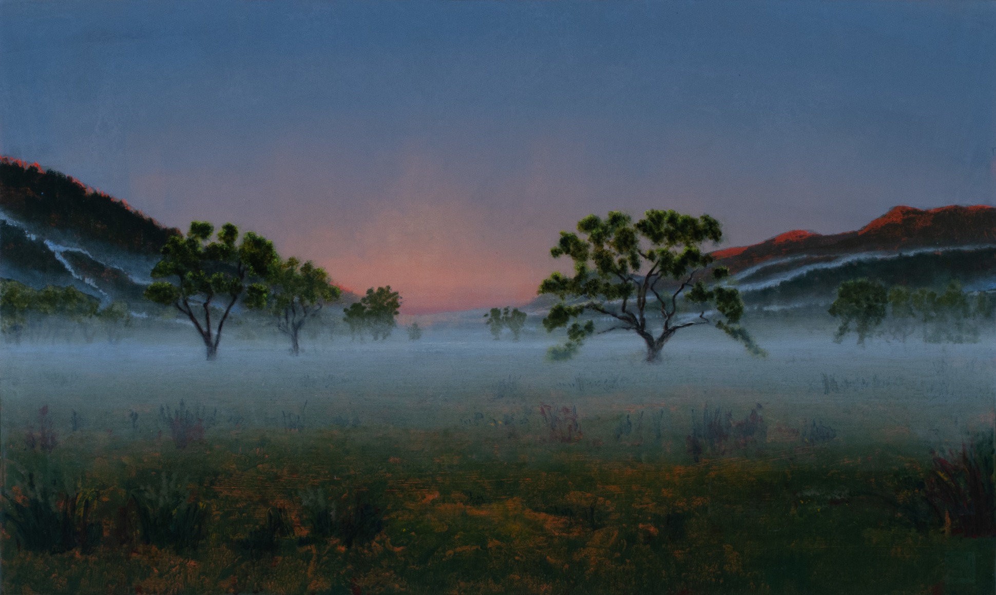 Stephen Hannock Silverado Ribbons Through Calistoga Oak, 2025