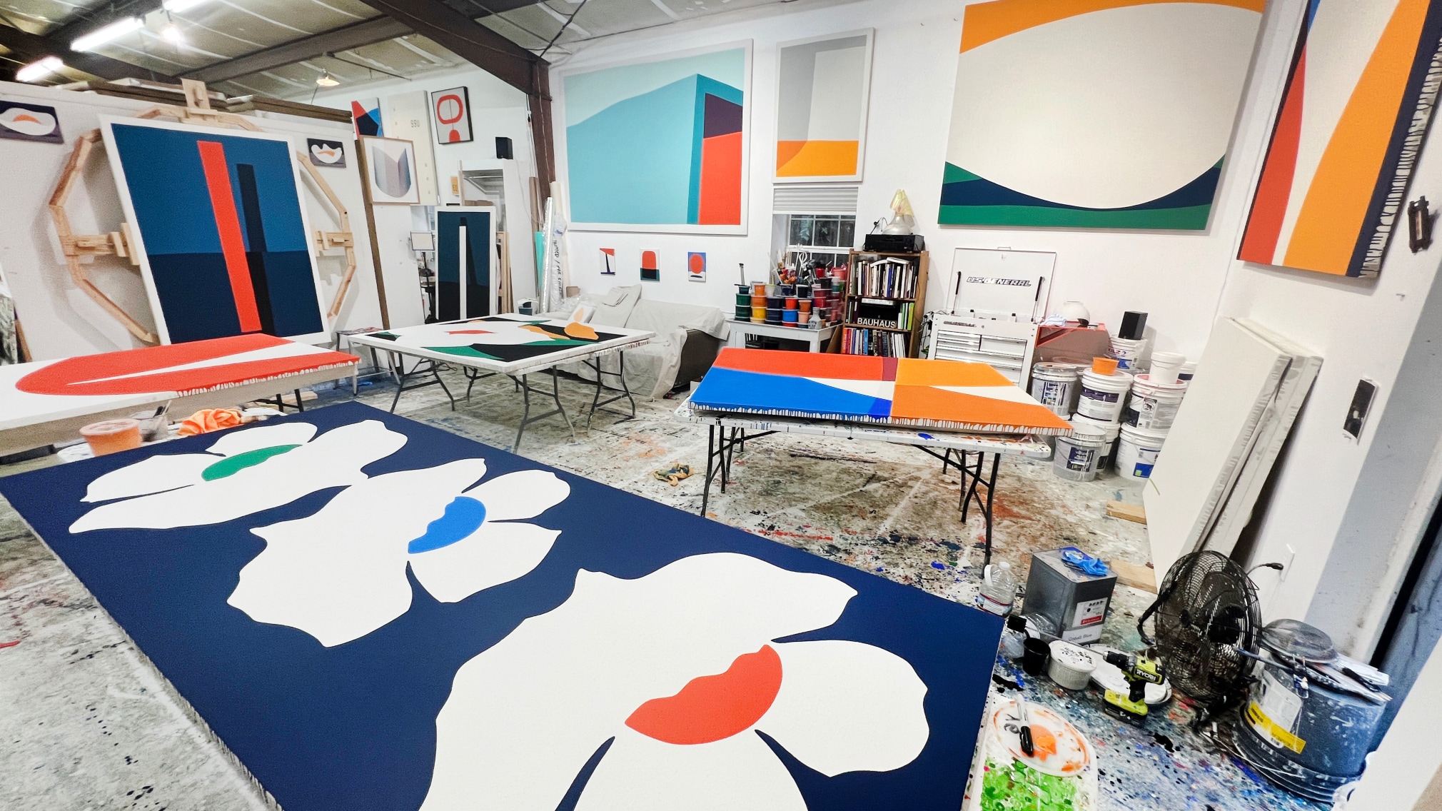 Paul Kremer&#039;s studio.