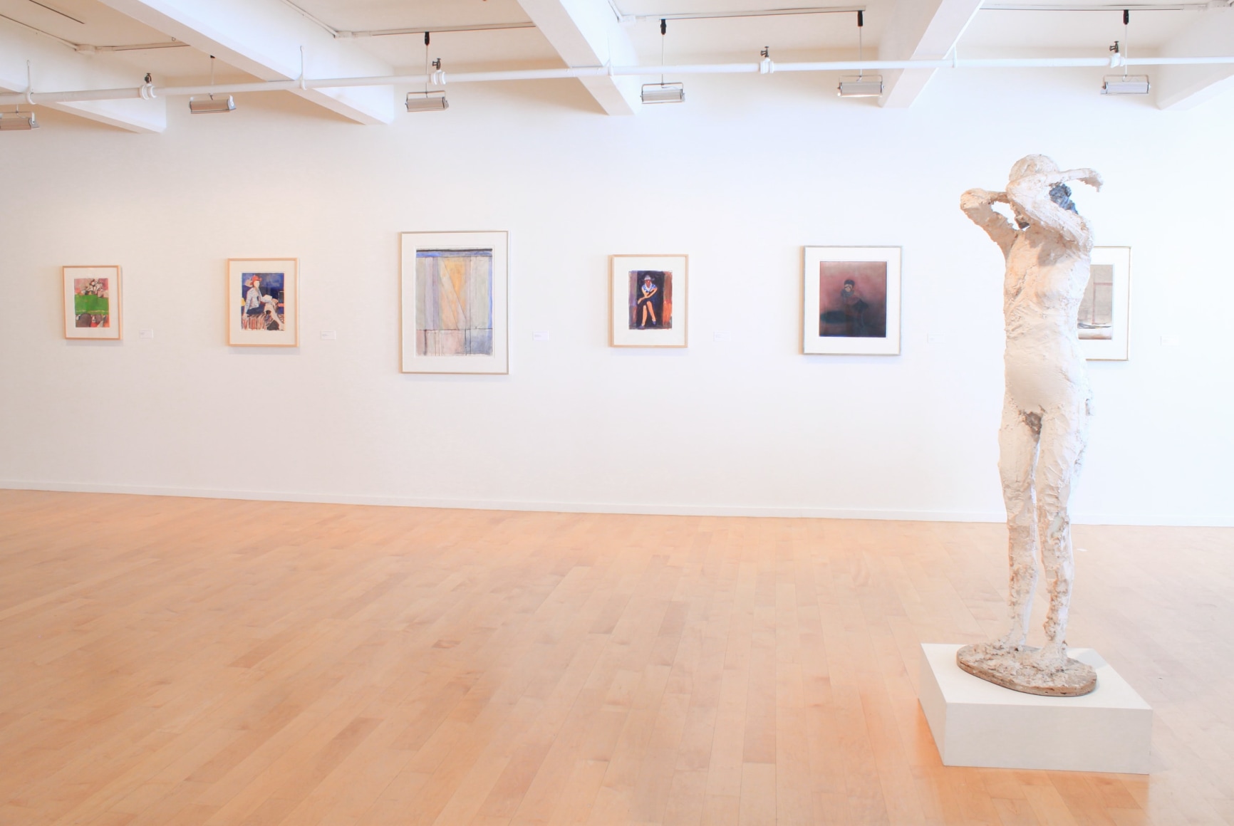Installation view of David Park, Richard Diebenkorn, Nathan Oliveira, Manuel Neri: Figures and Landscapes, 2014