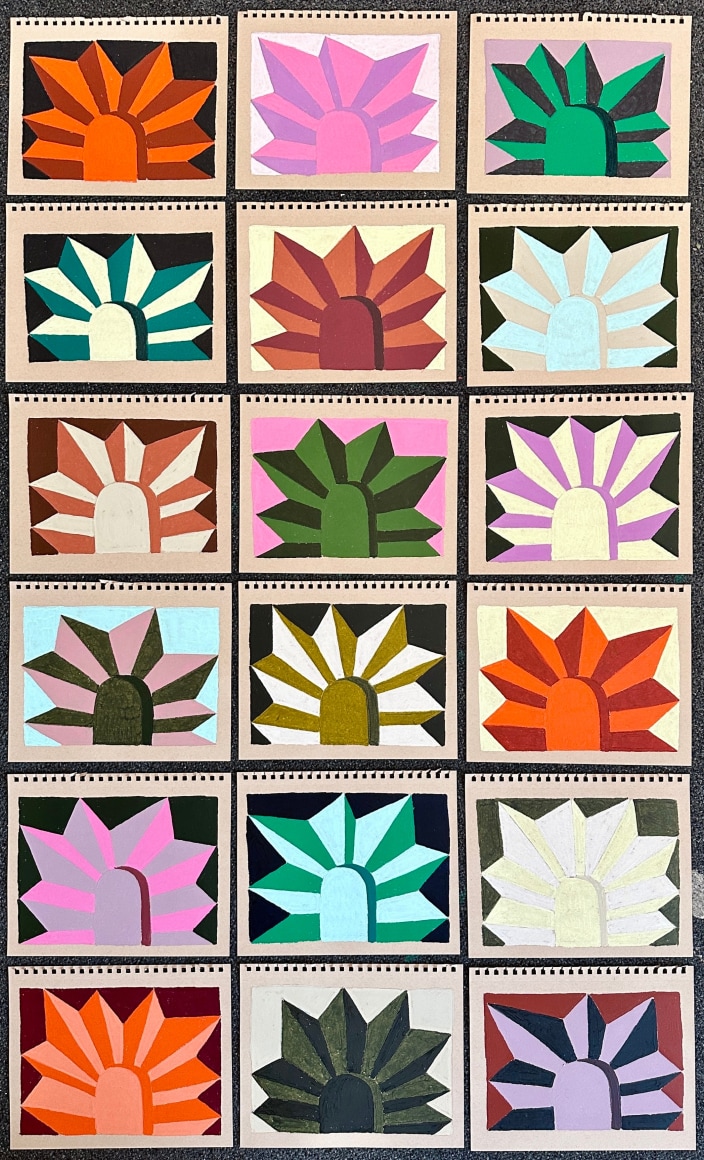 Matt Kleberg Untitled (studies for Bedfellows), 2023