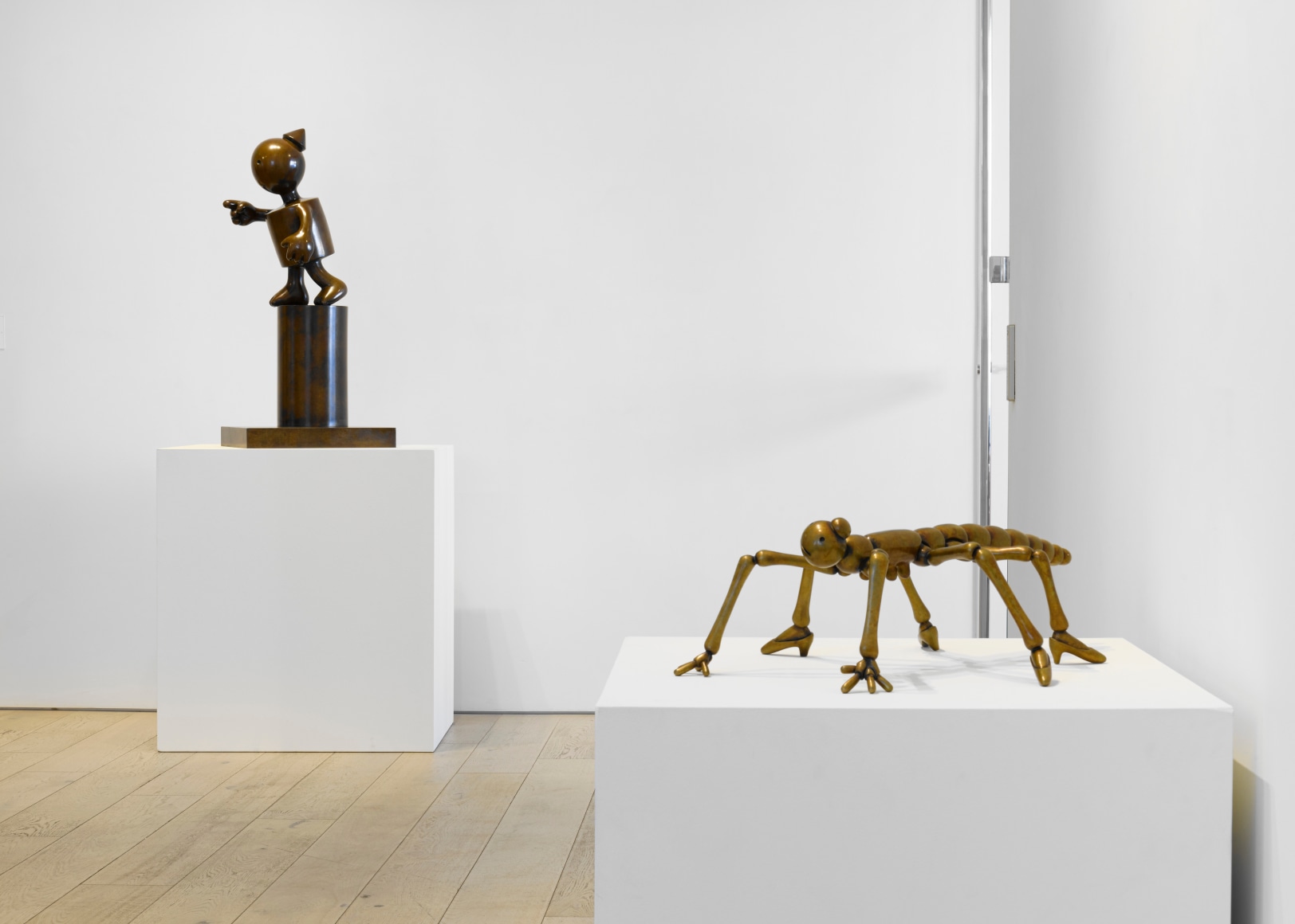 Installation view of Tom Otterness exhibition. Photograph by Shaun Roberts. 
