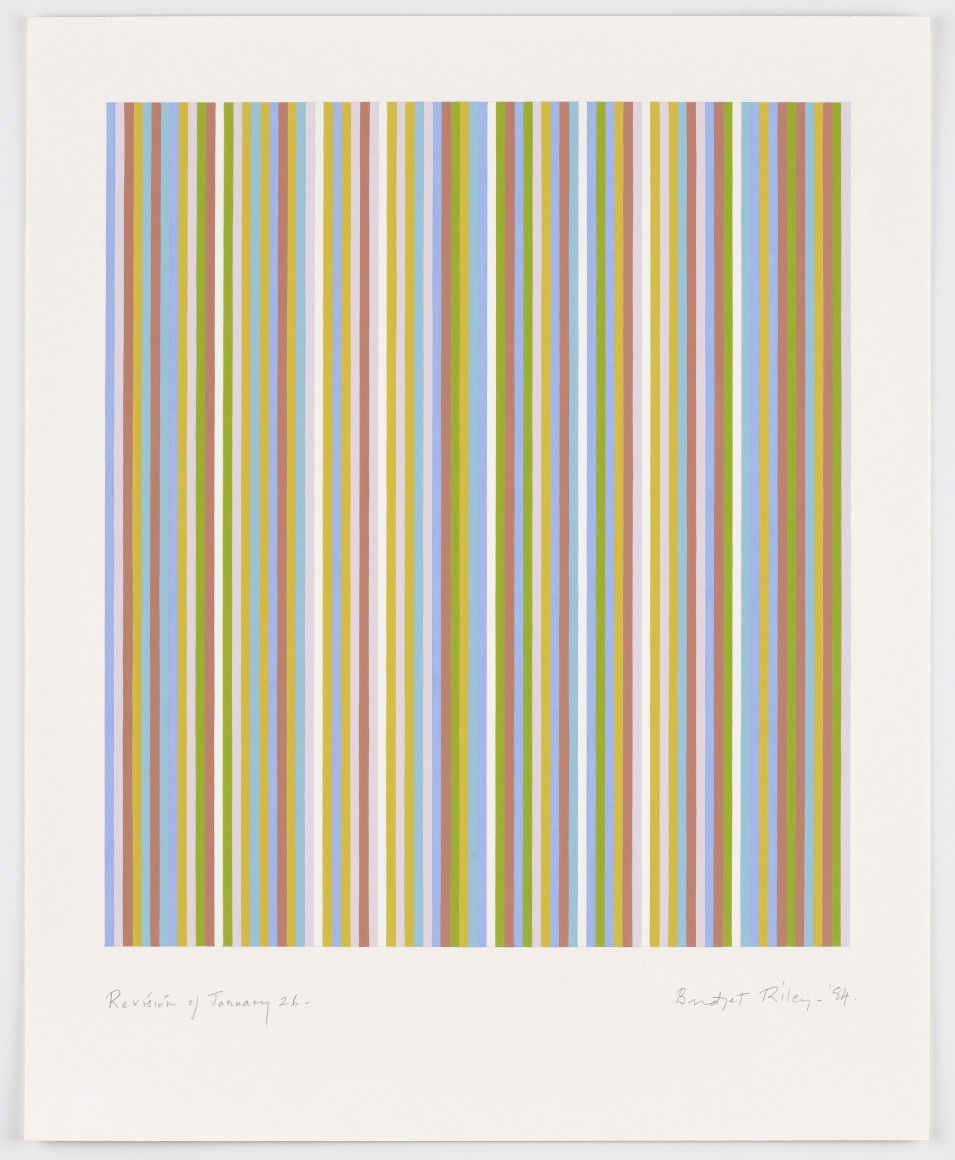 Bridget Riley, Revision of January, 1984