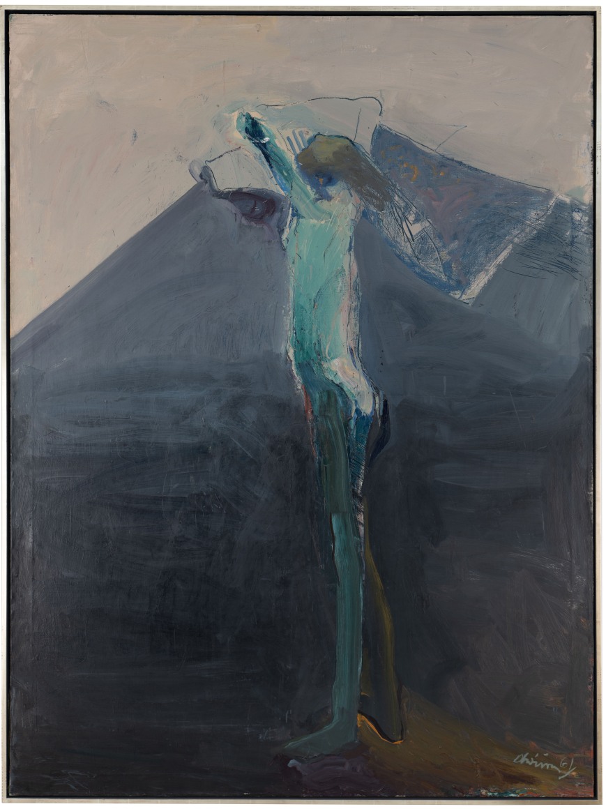 Nathan Oliveira Woman Undressing, 1961