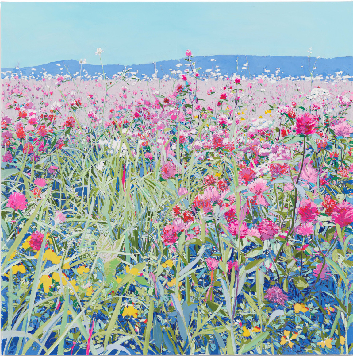 Isca Greenfield-Sanders Pink Wildflowers, 2025