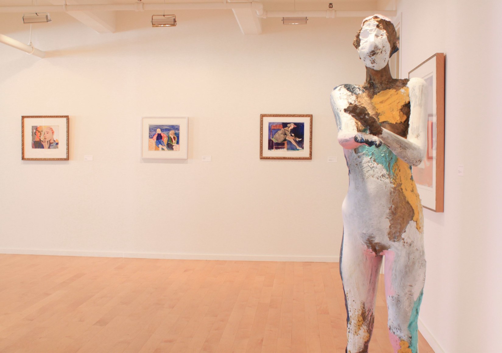 Installation view of David Park, Richard Diebenkorn, Nathan Oliveira, Manuel Neri: Figures and Landscapes, 2014