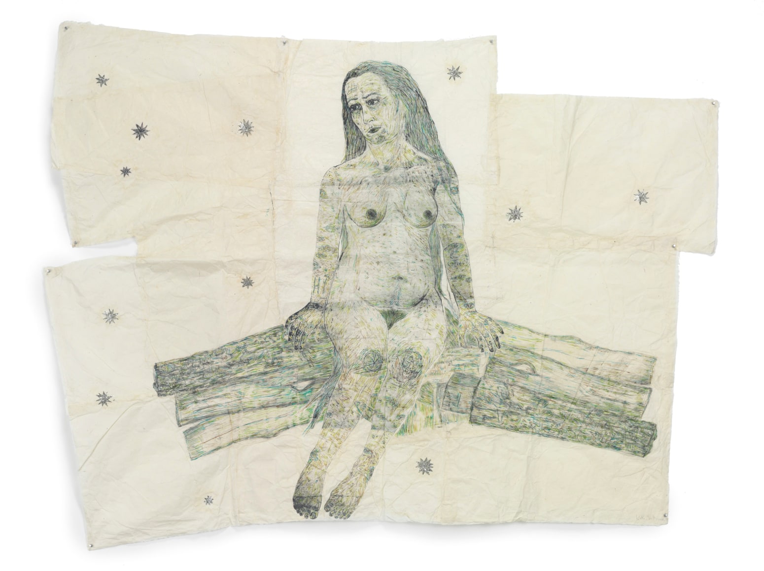 Kiki Smith Woman on Barge, 2006