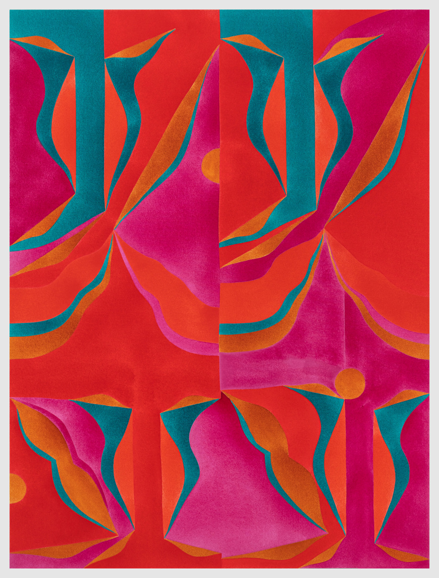 Margaux Ogden Bathers (Quinacridone Magenta, Napthol Red & Viridian), 2023