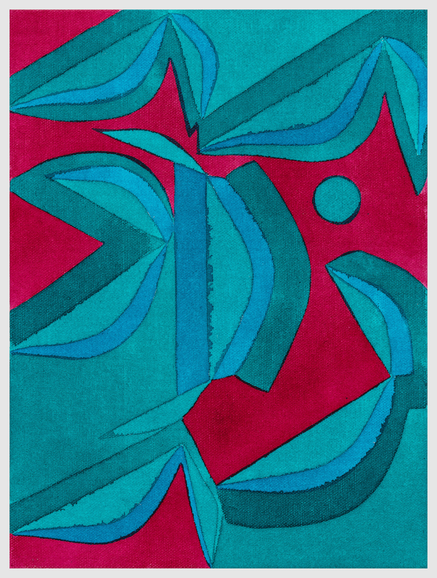 Margaux Ogden Bathers (Viridian, Blue & Magenta), 2023