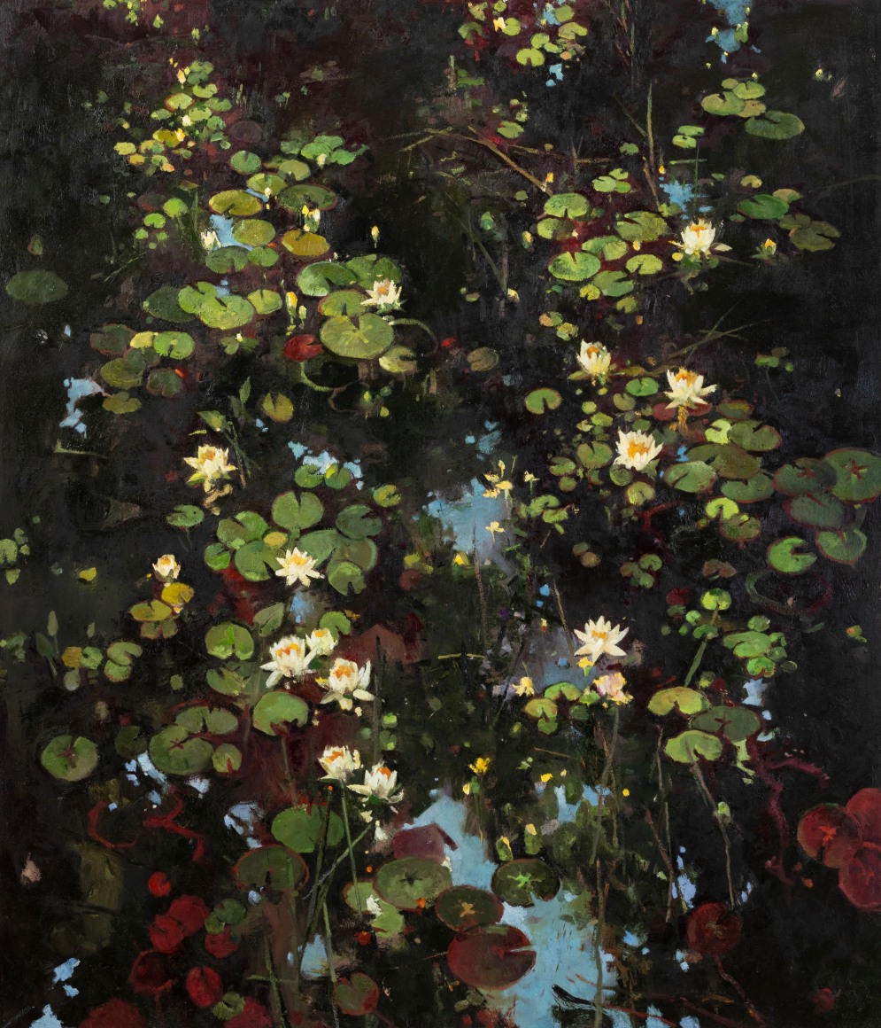 John Alexander Lilies In The Headlights, 2019