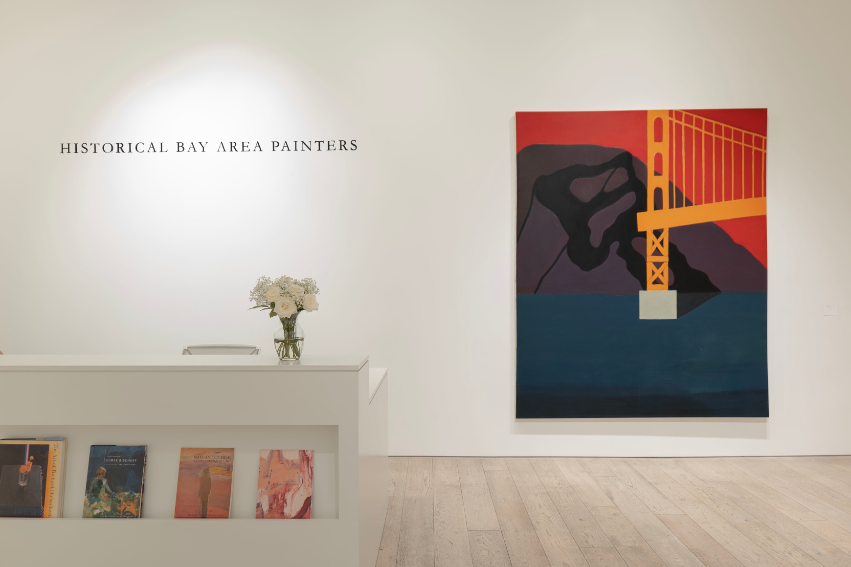 Installation image of Historical Bay Area Painters.&nbsp;