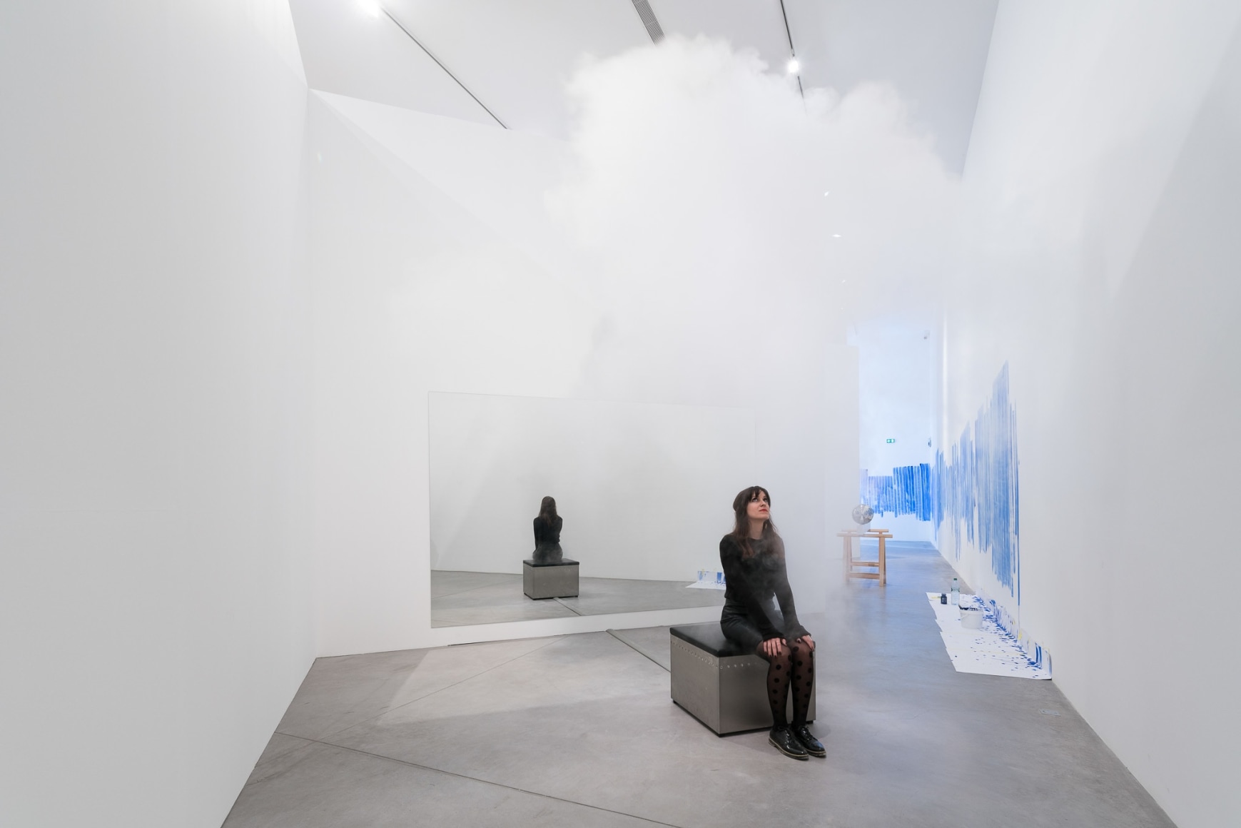 Installation view: Jeppe Hein, Your Way, Château La Coste, Le Puy-Sainte-Réparade, 2017