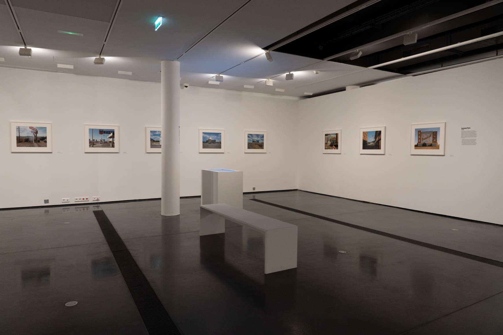 Installation view: Stephen Shore, Vehicular & Vernacular, Fondation Henri Cartier-Bresson, Paris, 2024.