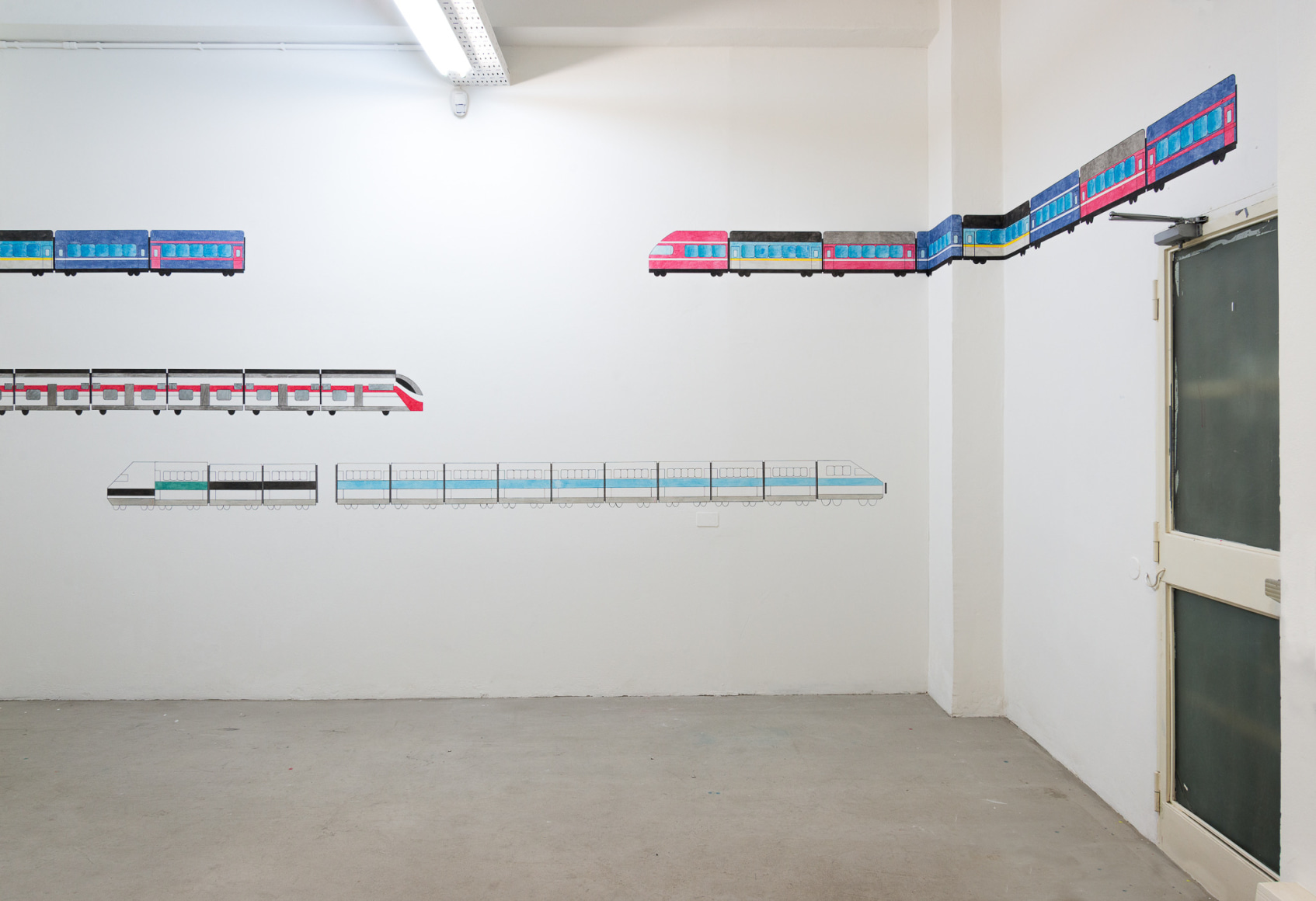 Marina Pinsky, Installation view: Gluck50, Milan, 2018