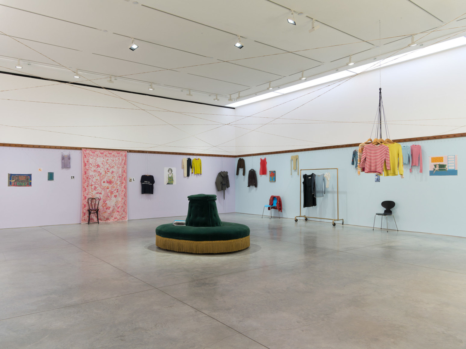 Dominique Gonzalez-Foerster, euqinimod & costumes, 2014, Installation at 303 Gallery, 2014