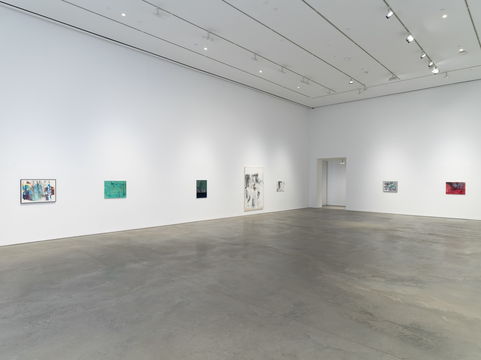Installation view: Nick Mauss, 303 Gallery, New York, 2020. Photo: John Berens, 
