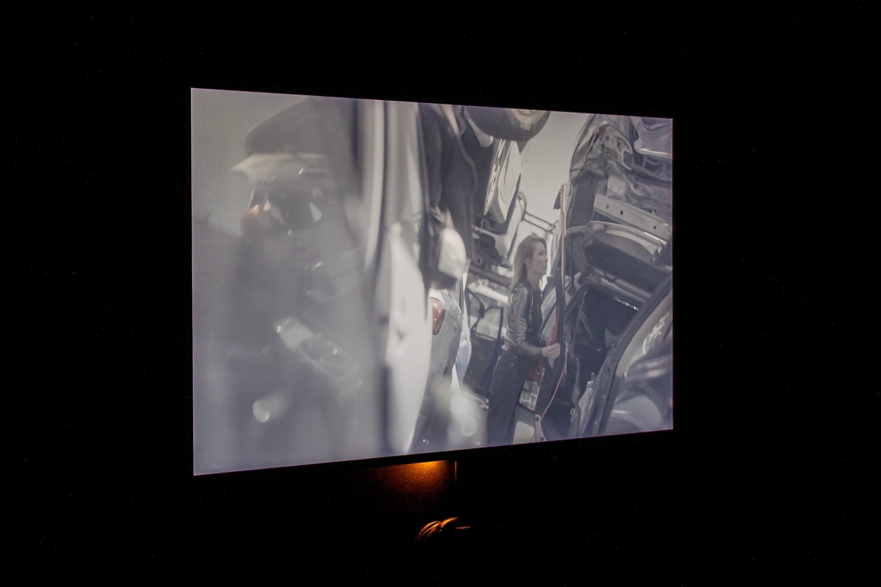 Installation view: Kim Gordon, Object of Projection, curated by Lawrence English, gnration, Braga, Portugal., Photo: Adriano Ferreira Borges