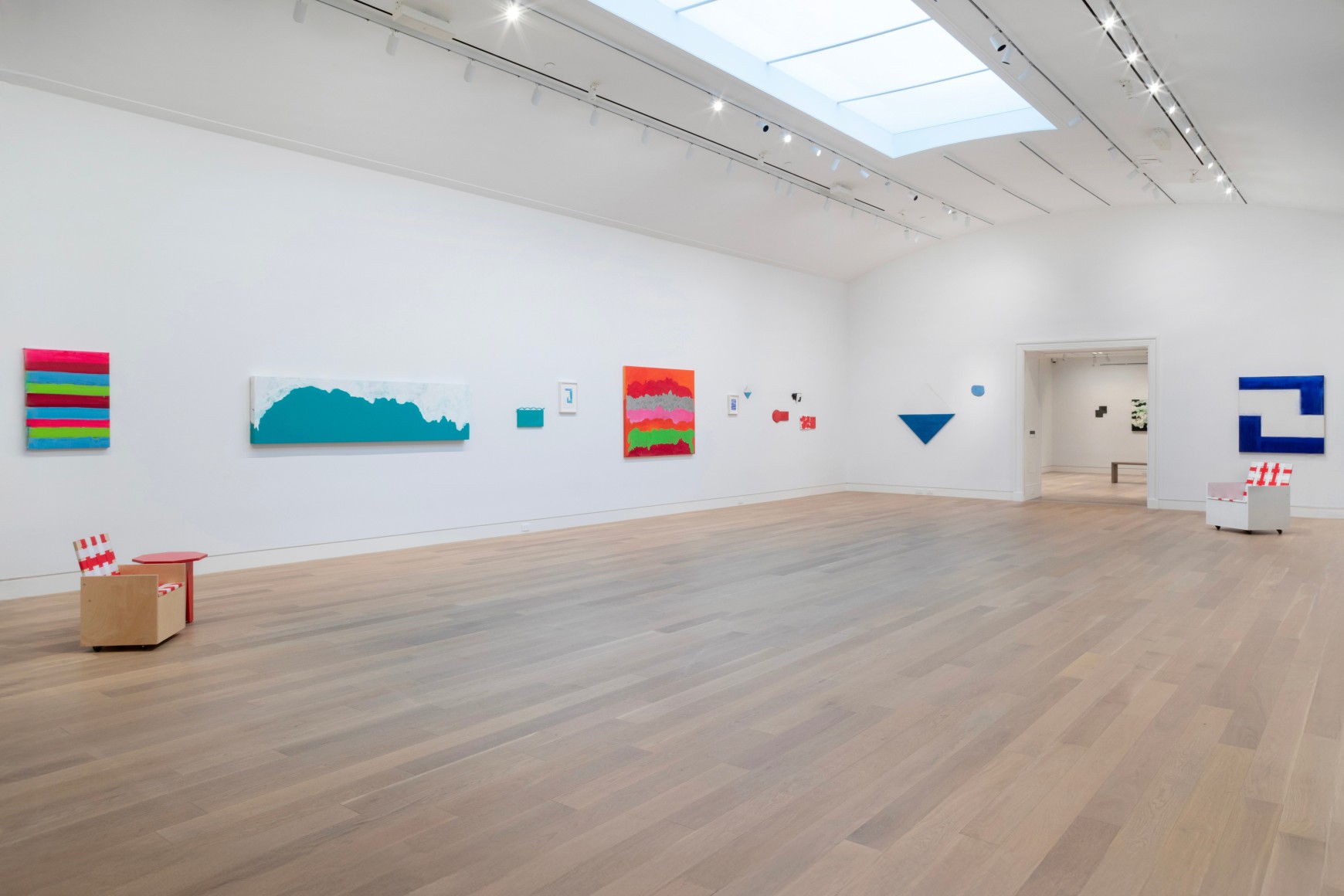 Installation view of&nbsp;Mary Heilmann: Water Way, Guild Hall, East Hampton, August 3 &ndash; October 26, 2025. Photo: Francine Fleischer. Image Courtesy of Guild Hall.