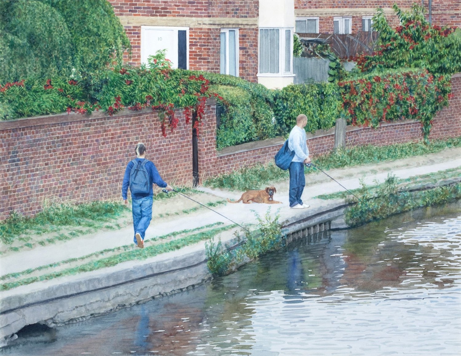 Tim Gardner, Men Fishing, Regent's Canal, 2009
