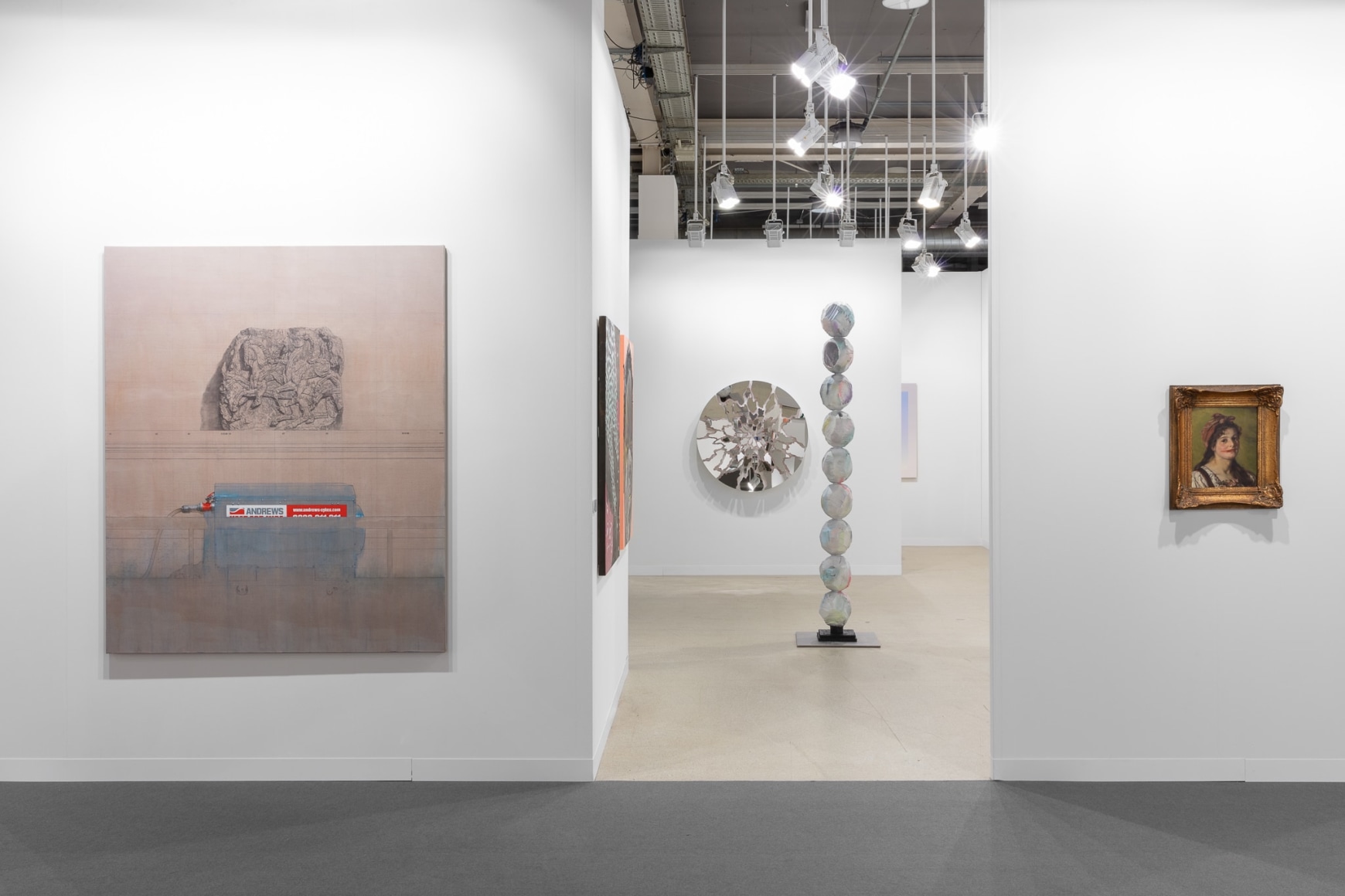 Installation view, Art Basel, 2024. 303 Gallery, Booth K21. Photo: Sebastiano Pellion di Persano