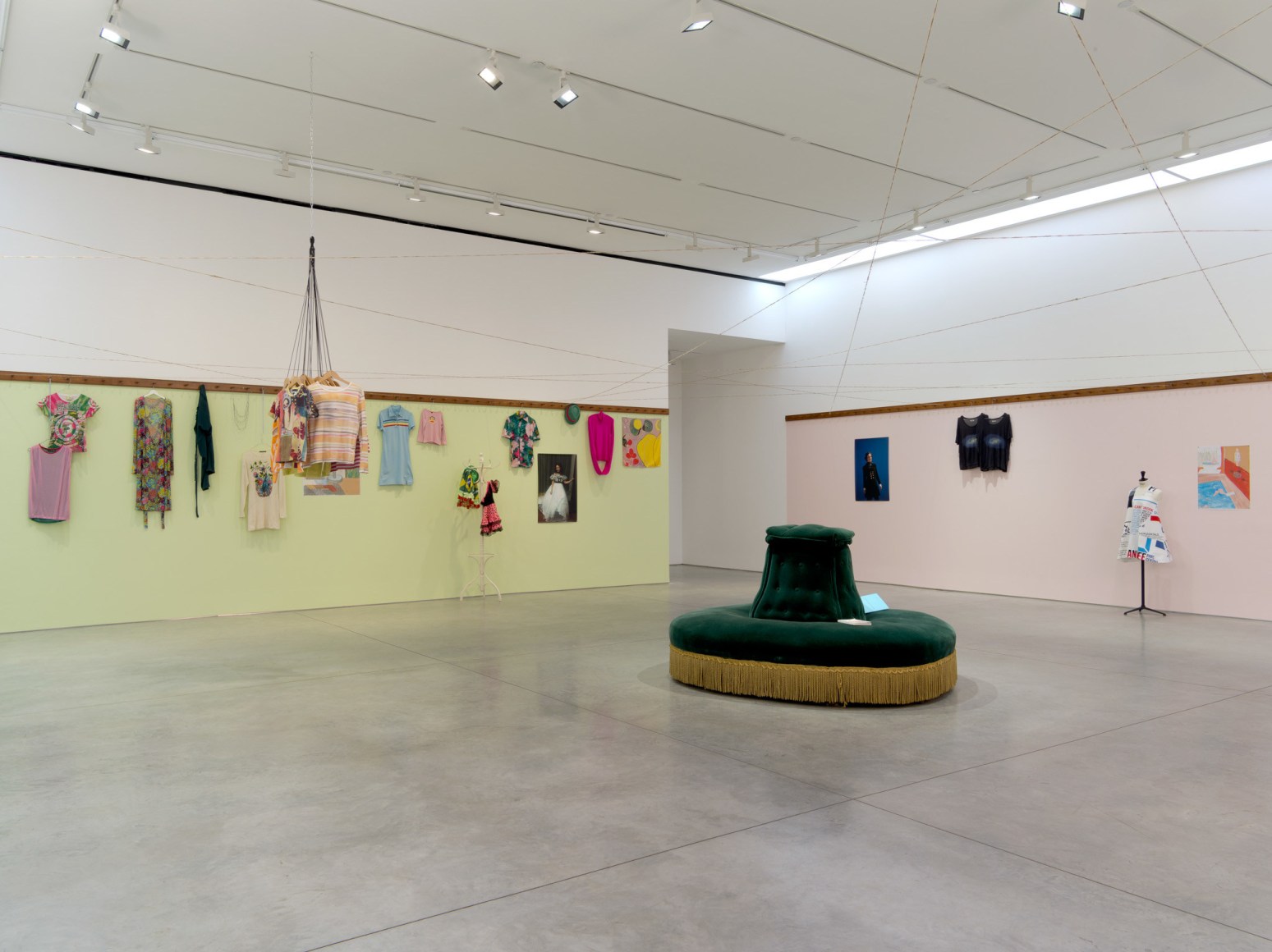 Dominique Gonzalez-Foerster, euqinimod & costumes, 2014, Installation at 303 Gallery, 2014
