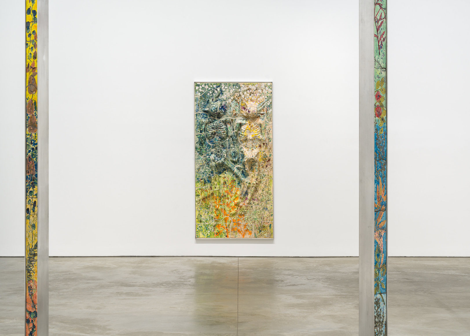 Exhibition view: Sam Falls, 303 Gallery, New York, 2023. Photo: Justin Craun