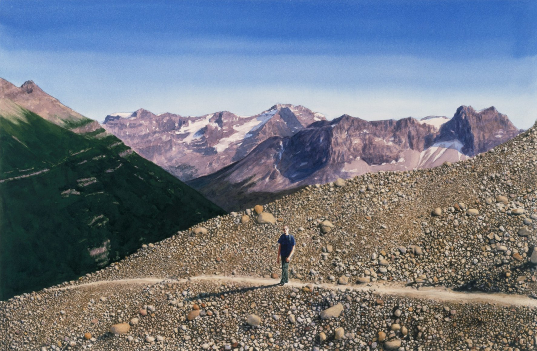 Tim Gardner, Self-Portrait: The Hi-Line Trail, 2001