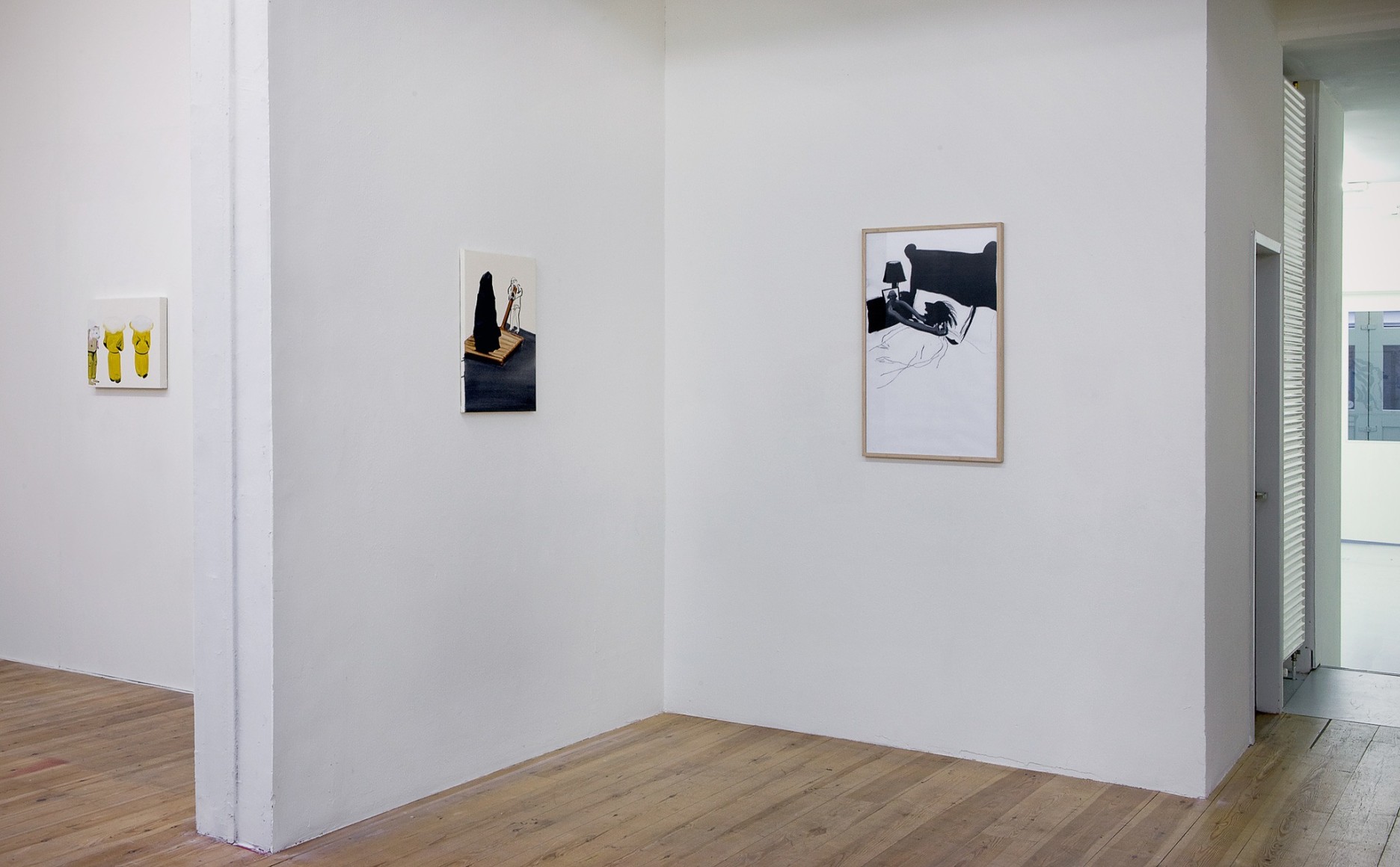 Installation view: Tala Madani: The Jinn, Stedelijk Museum Bureau Amsterdam, 2011