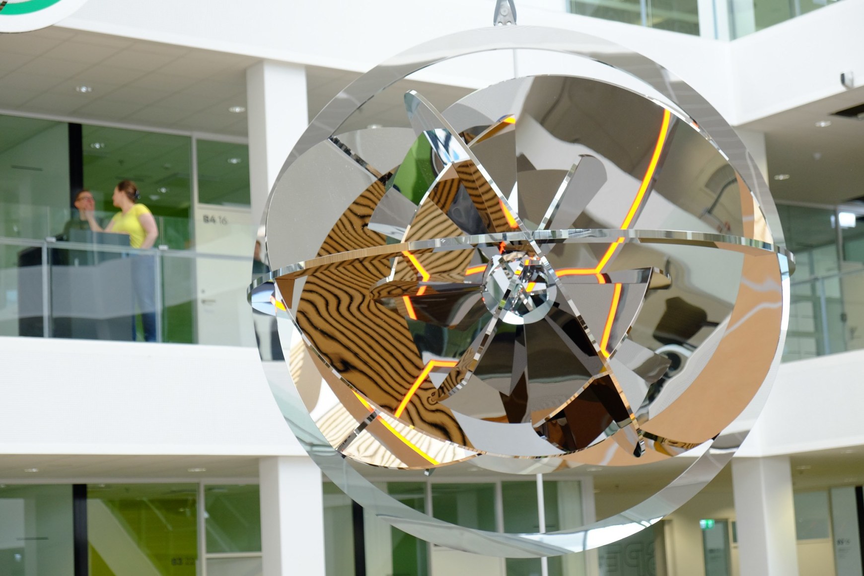 Jeppe Hein, Mobile of Enlightenment, 2015, VIA University College, Aarhus, Denmark