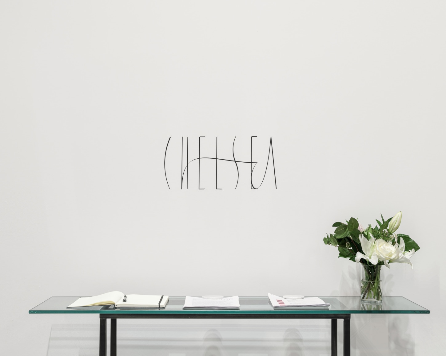 Installation view:&nbsp;Jacob Kassay, Chelsea, 303 Gallery, New York, 2024. Photo: Justin Craun