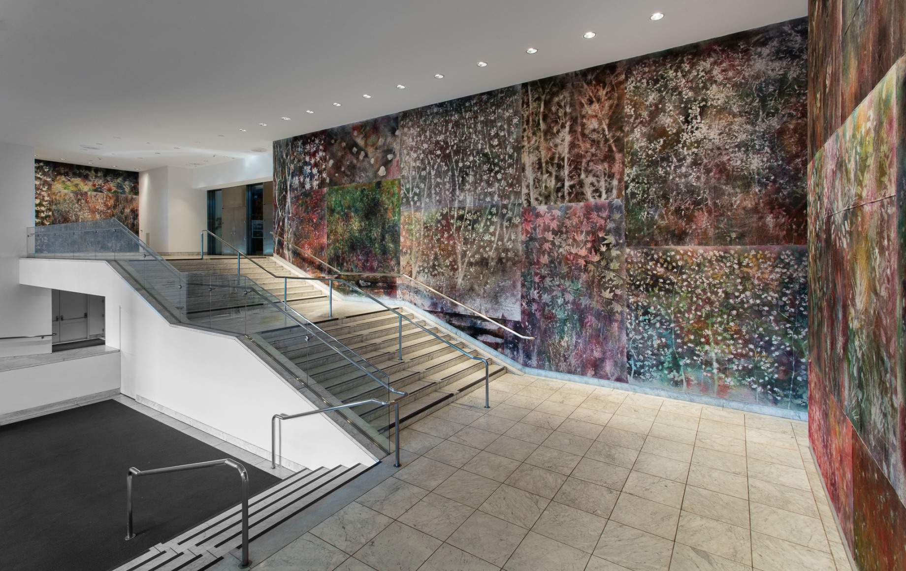 Installation view: Hammer Projects: Sam Falls, Hammer Museum, Los Angeles, 2017