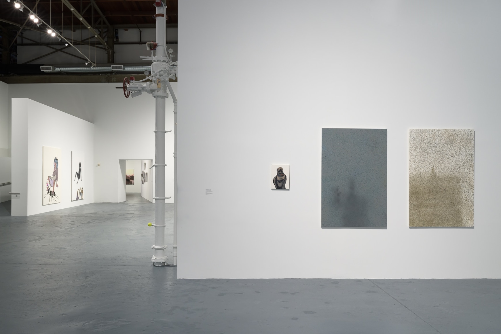 Installation view of Tala Madani: Biscuits, September 10, 2022 – February 19, 2023 at The Geffen Contemporary at MOCA. Courtesy of The Museum of Contemporary Art (MOCA). Photo by Jeff McLane.