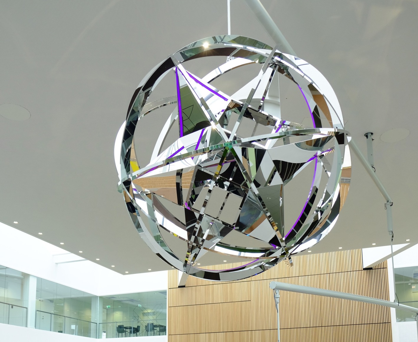 Jeppe Hein, Mobile of Enlightenment, 2015, VIA University College, Aarhus, Denmark