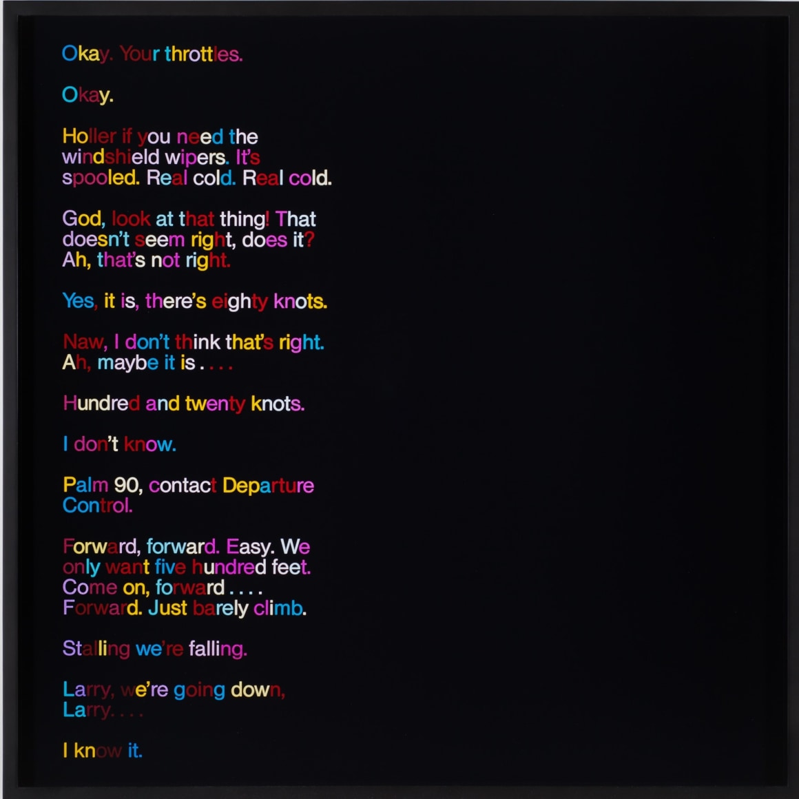 Larry Johnson, Untitled (Black Box)