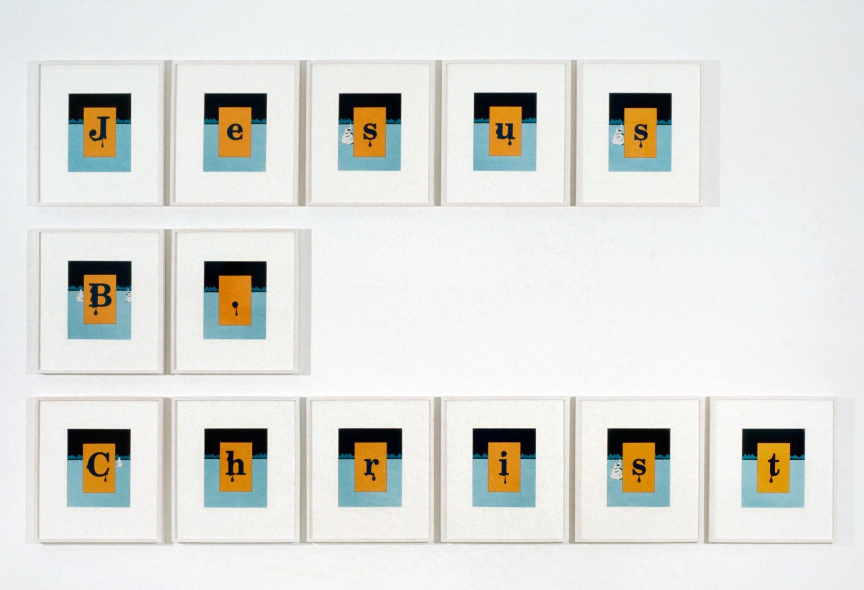 Larry Johnson, Untitled (Your Name Here) [Jesus B. Christ, prototype], 1990