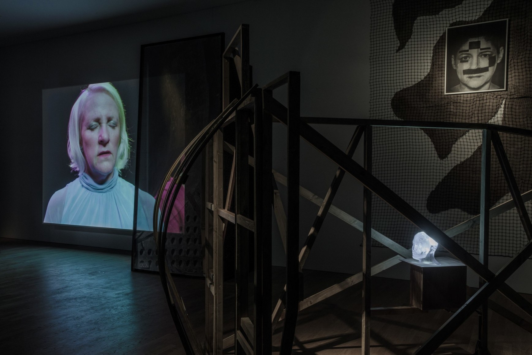 Jane and Louise Wilson, Installation view: Undead Sun: We Put the World Before You, Middlesbrough Institute of Modern Art, 2016