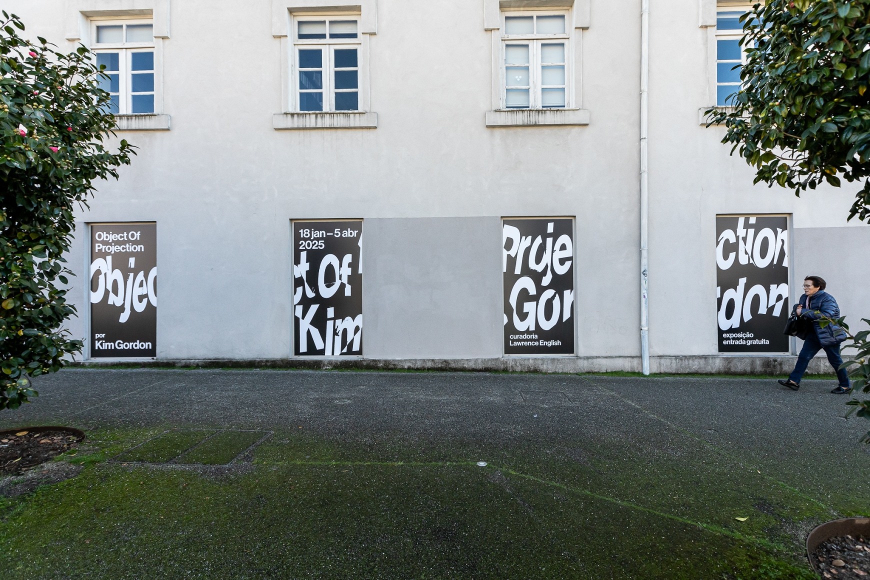 Installation view: Kim Gordon, Object of Projection, curated by Lawrence English, gnration, Braga, Portugal., Photo: Adriano Ferreira Borges