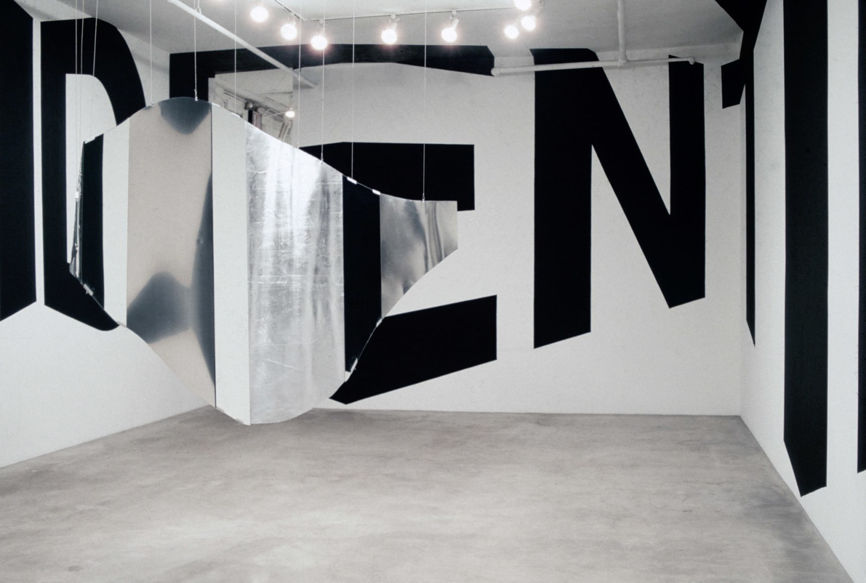 Liz Larner, Untitled, 1991; Reflector, 1991