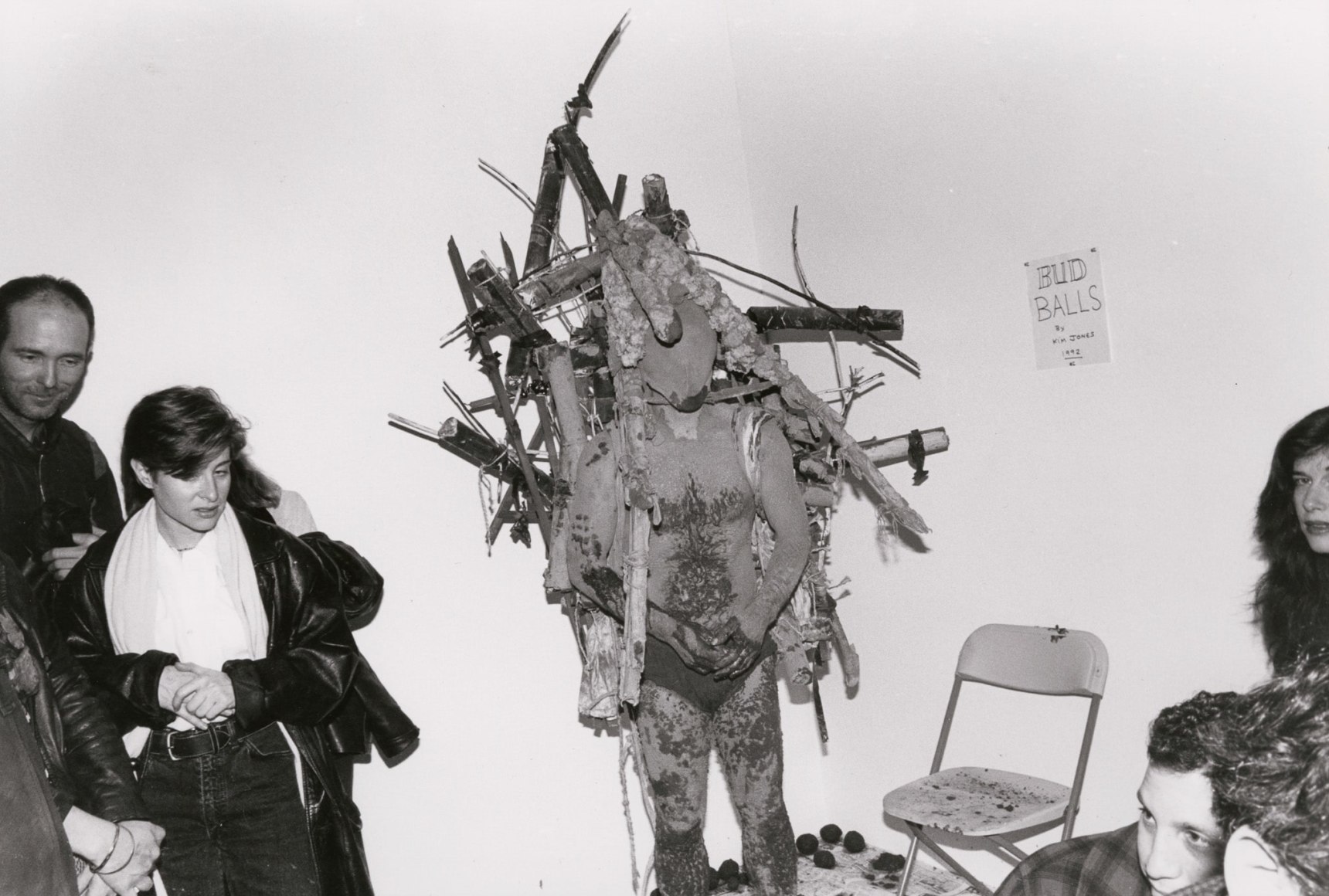 Kim Jones, &quot;Bud Balls,&quot; 1992,  Performance at 303 Gallery