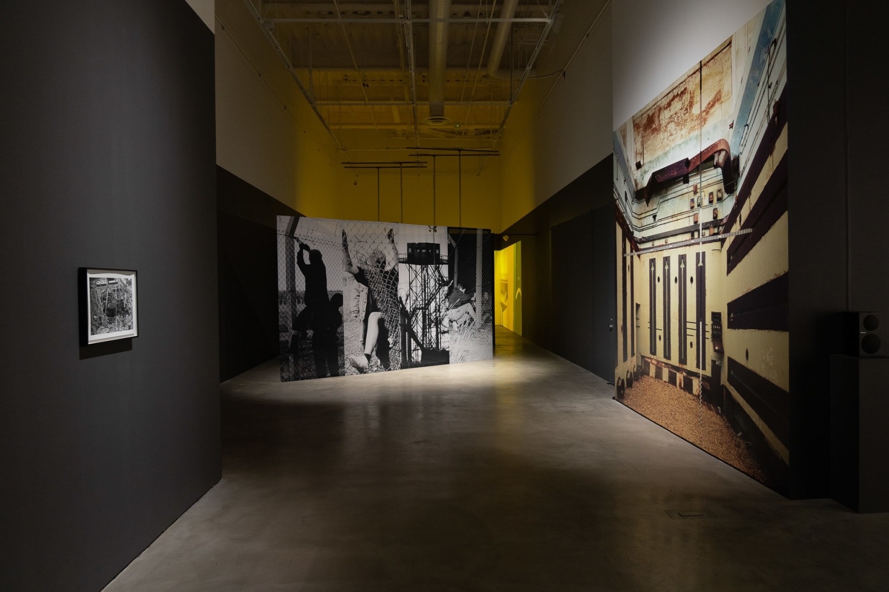 Jane and Louise Wilson, Installation view of Dreamtime™, 2023, Contemporary Arts Center (CAC) Gallery at the University of California, Irvine, Photo by Yubo Dong / of studio photography.
