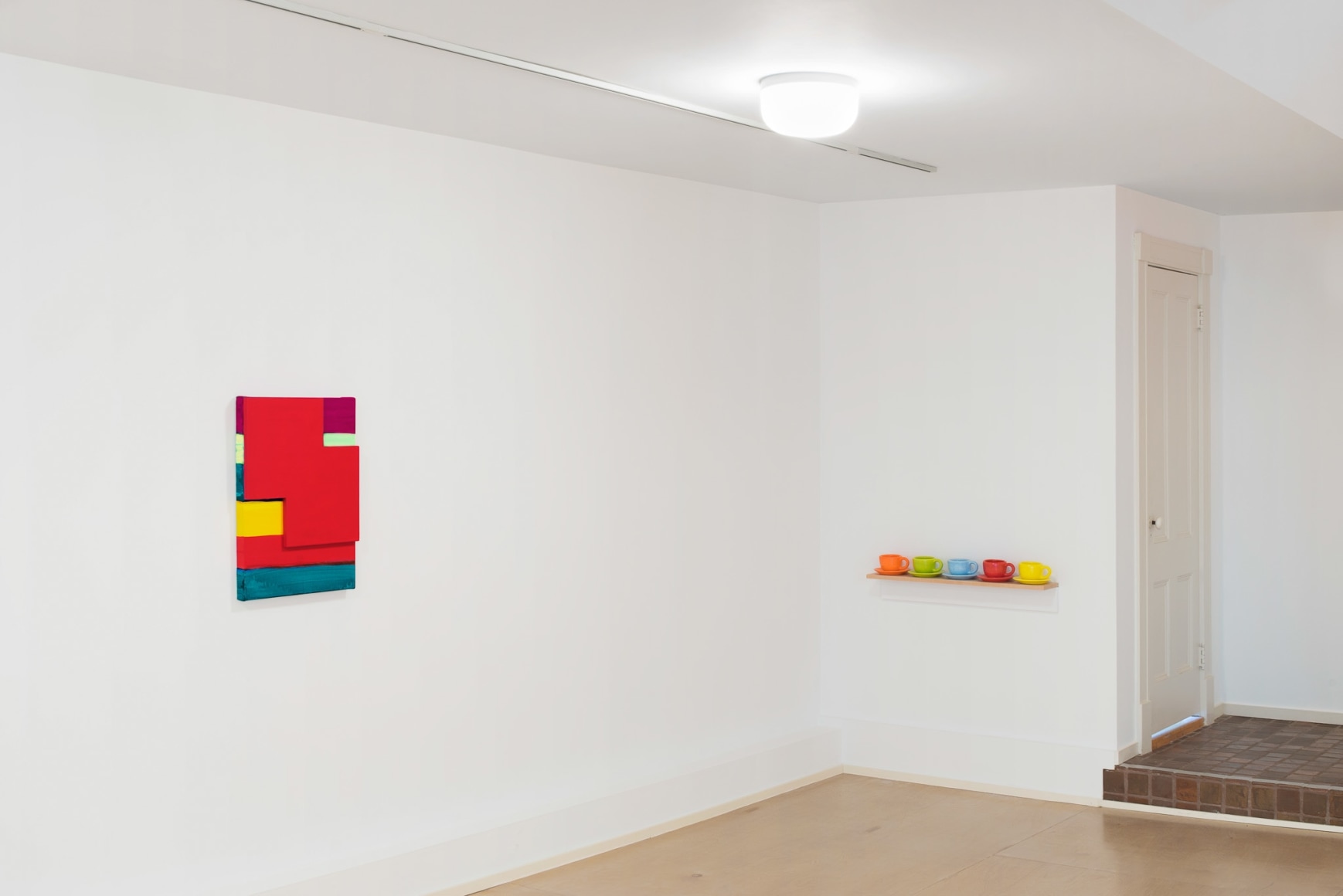 Installation view: Mary Heilmann: Painting Pictures, The Dan Flavin Art Institute, Bridgehampton, NY, 2017