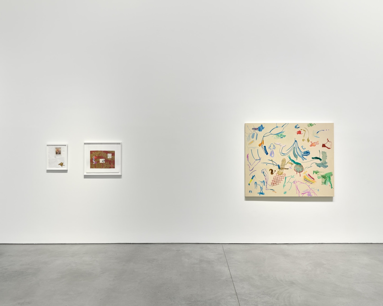 Installation view:&nbsp;Sue Williams, Unspeakable,&nbsp;303 Gallery, New York, 2024. Photo: Justin Craun